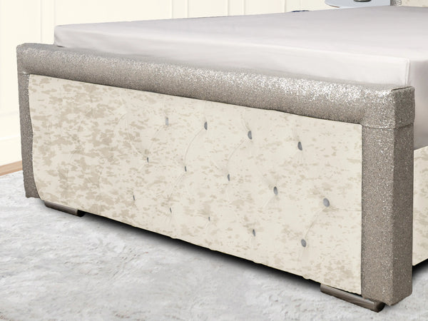Glitz Lunar Upholstered Bed