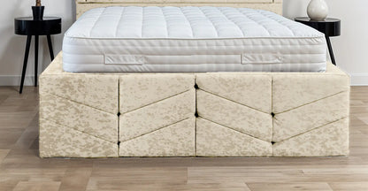 Indulgence Border Upholstered Bed