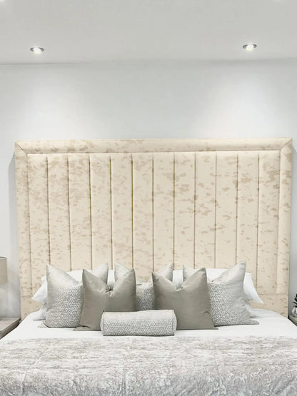 Hampton panel upholstered bed