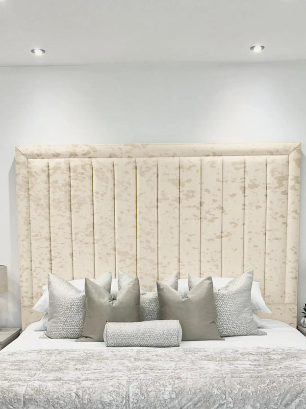 Hampton panel upholstered bed