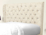 Miri Winged Upholstered Bed