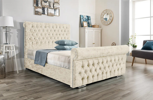 Arcade Sleigh Upholstered Bed
