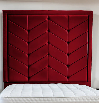 Indulgence Border Upholstered Bed