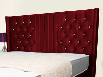 Middleton Winged Upholstered Bed