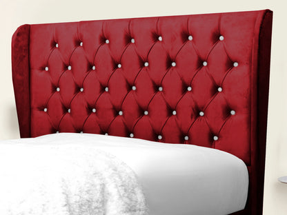 Miri Winged Upholstered Bed
