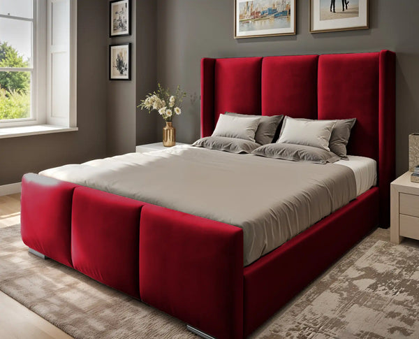 Miami winged Upholstered Bed