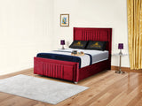 Cannas upholstered bed