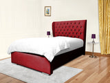 Miri Winged Upholstered Bed