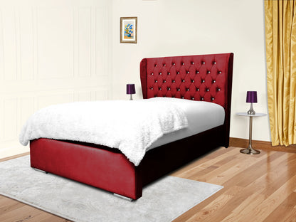 Miri Winged Upholstered Bed
