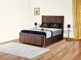 Cannas upholstered bed