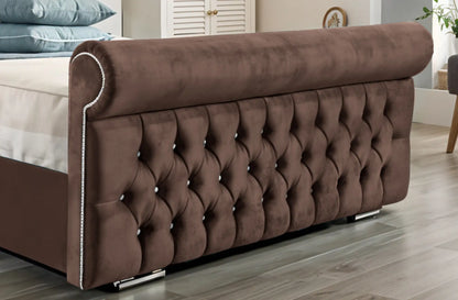 Arcade Sleigh Upholstered Bed