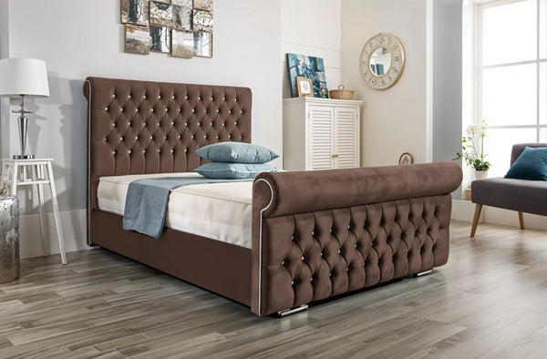 Arcade Sleigh Upholstered Bed