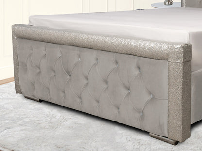 Glitz Lunar Upholstered Bed