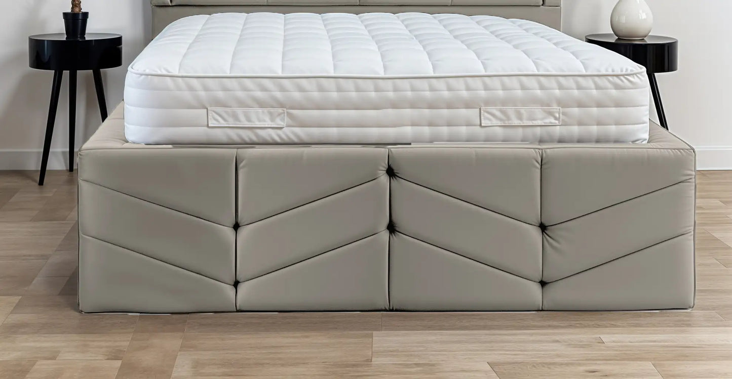 Indulgence Border Upholstered Bed