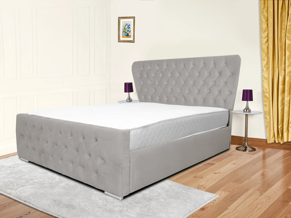 Kendall Winged Upholstered Bed