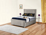 Cannas upholstered bed