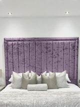Hampton panel upholstered bed