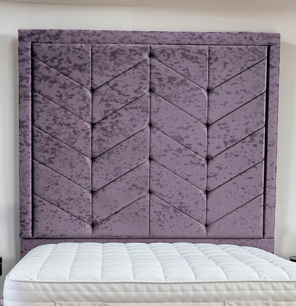 Indulgence Border Upholstered Bed