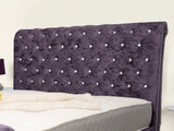Swan Sleigh Chesterfield Upholstered Bed