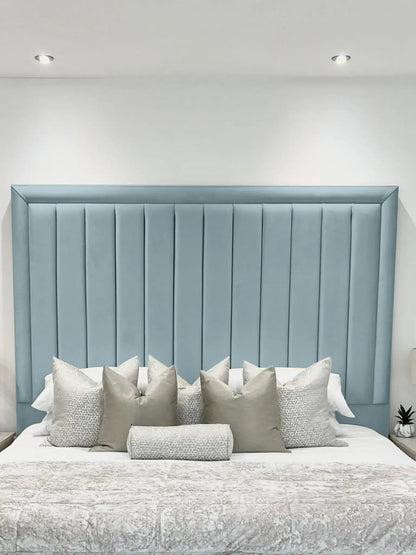 Hampton panel upholstered bed