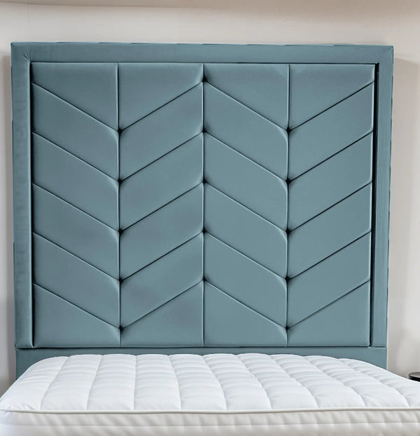 Indulgence Border Upholstered Bed