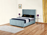 Empire Winged upholstered Bed
