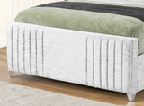 Elise lined winged Upholstered Bed