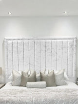 Hampton panel upholstered bed